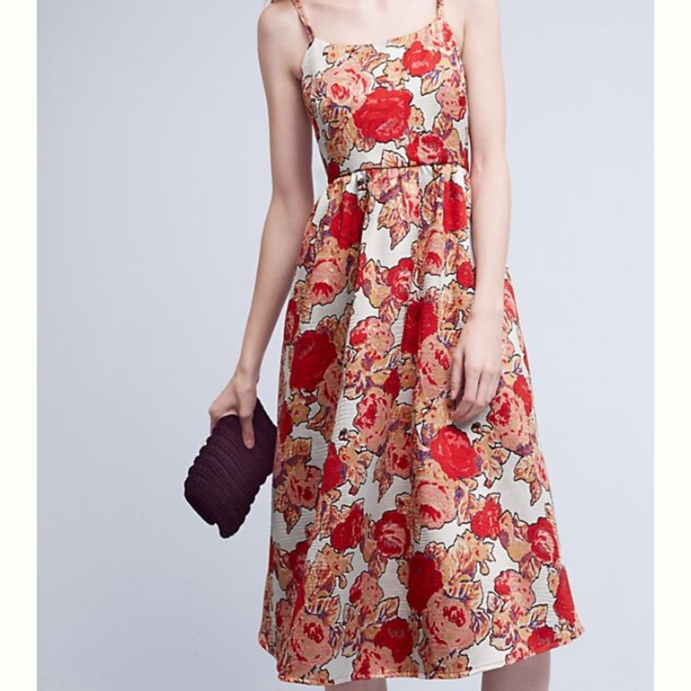Rebecca Antonoff Brocade Dress size 6
